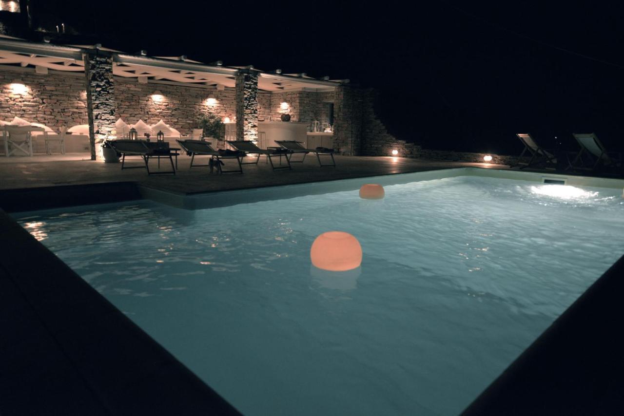 Spectacular Sunset View Villa At Melissaki Ioulis Ngoại thất bức ảnh
